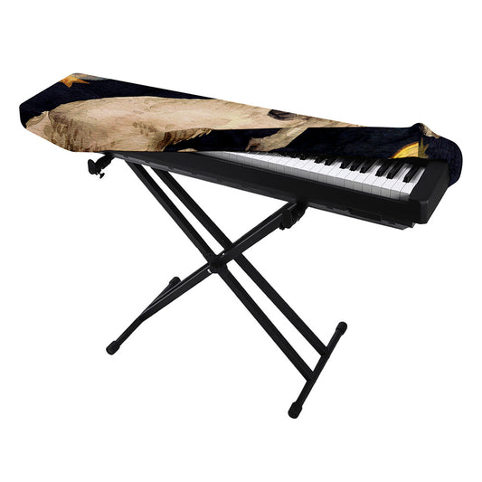 Watercolor Aries Zodiac Sign Print Piano Keyboard Cover