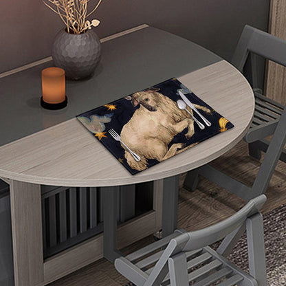 Watercolor Aries Zodiac Sign Print Placemat