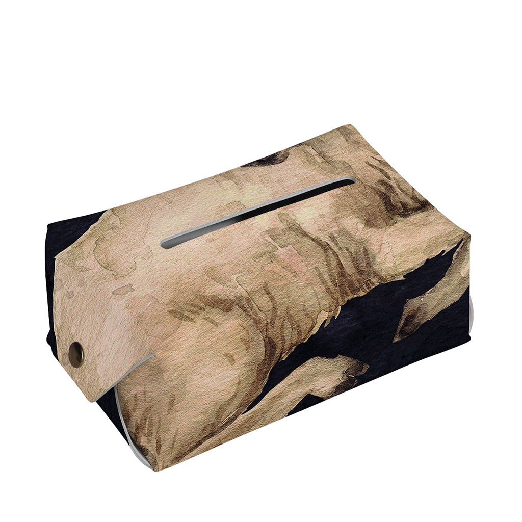 Watercolor Aries Zodiac Sign Print Rectangle Tissue Box Cover