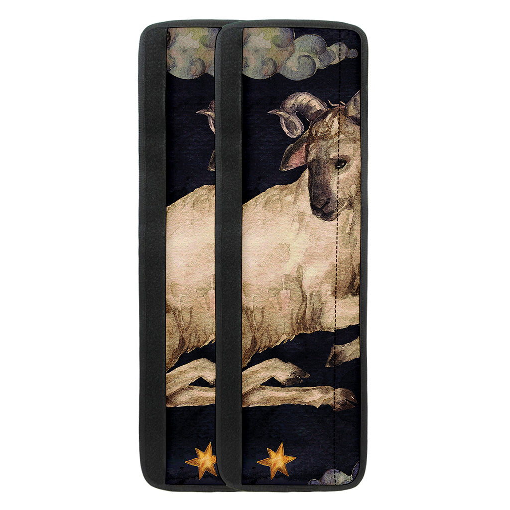 Watercolor Aries Zodiac Sign Print Refrigerator Handle Covers