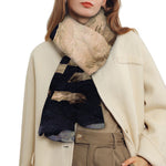 Watercolor Aries Zodiac Sign Print Scarf