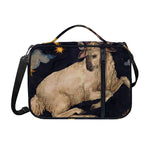 Watercolor Aries Zodiac Sign Print Shoulder Strap Bible Bag