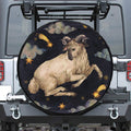 Watercolor Aries Zodiac Sign Print Tire Cover