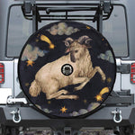 Watercolor Aries Zodiac Sign Print Tire Cover With Camera Hole