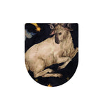 Watercolor Aries Zodiac Sign Print Toilet Lid Cover
