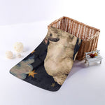 Watercolor Aries Zodiac Sign Print Towel