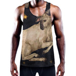 Watercolor Aries Zodiac Sign Print Training Tank Top