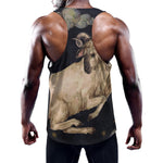 Watercolor Aries Zodiac Sign Print Training Tank Top