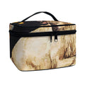 Watercolor Aries Zodiac Sign Print Travel Makeup Bag