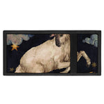 Watercolor Aries Zodiac Sign Print Trifold Wallet