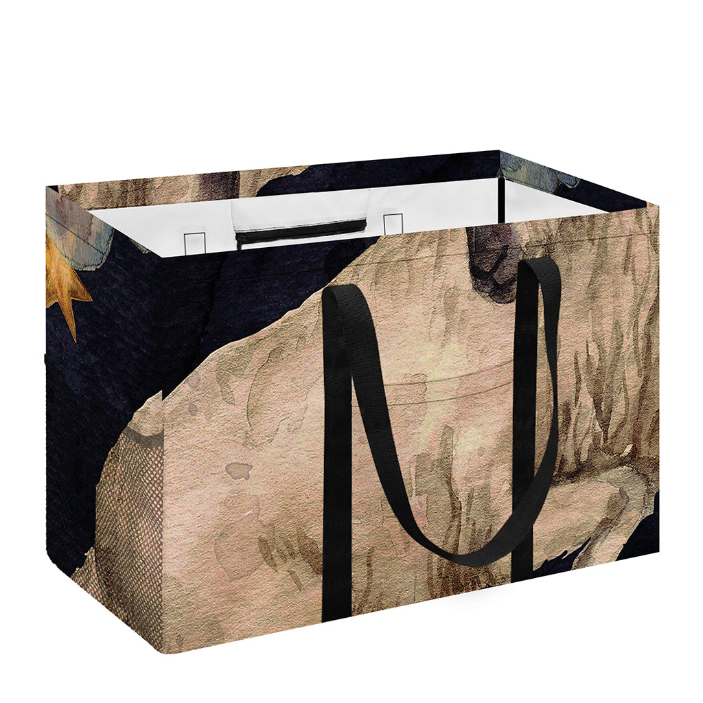Watercolor Aries Zodiac Sign Print Utility Tote Bag