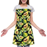 Watercolor Avocado Print Adjustable Apron