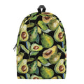 Watercolor Avocado Print School Backpack