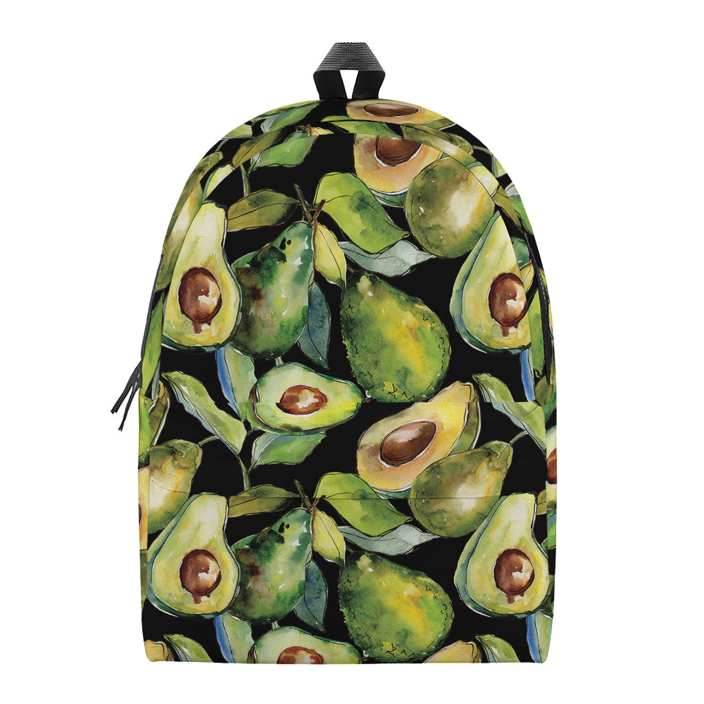 Watercolor Avocado Print Backpack