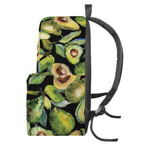 Watercolor Avocado Print Backpack