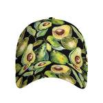 Watercolor Avocado Print Baseball Cap