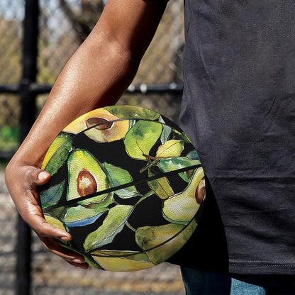 Watercolor Avocado Print Basketball