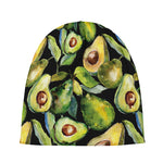 Watercolor Avocado Print Beanie