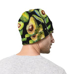 Watercolor Avocado Print Beanie