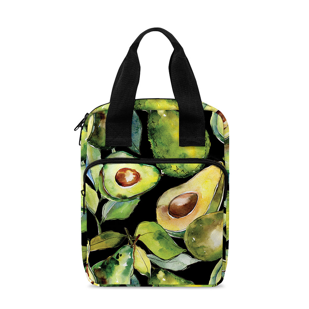 Watercolor Avocado Print Bible Tote Bag