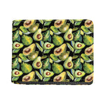 Watercolor Avocado Print Bifold Wallet