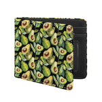 Watercolor Avocado Print Bifold Wallet