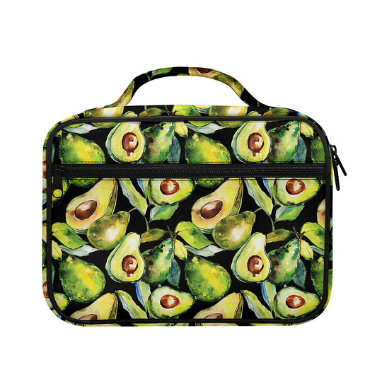Watercolor Avocado Print Briefcase Bible Bag