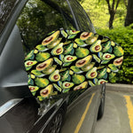 Watercolor Avocado Print Car Side Mirror Covers
