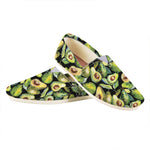 Watercolor Avocado Print Casual Shoes