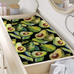 Watercolor Avocado Print Changing Pad Cover
