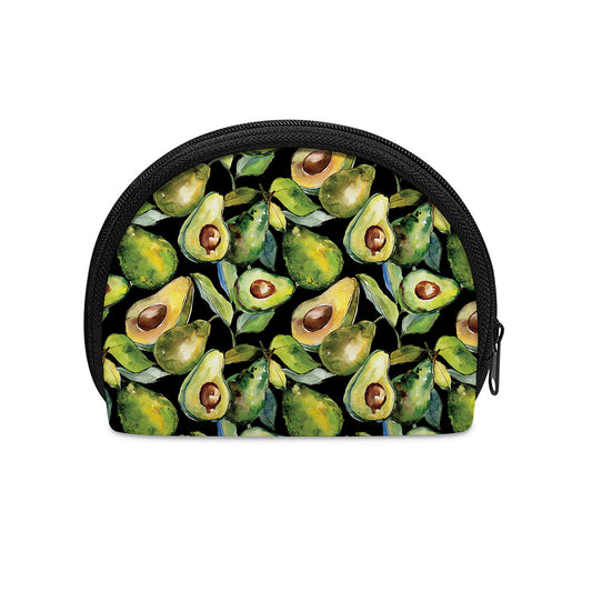 Watercolor Avocado Print Coin Purse