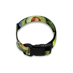 Watercolor Avocado Print Dog Collar