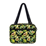 Watercolor Avocado Print Double Strap Bible Bag