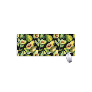 Watercolor Avocado Print Extended Mouse Pad