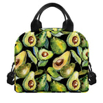 Watercolor Avocado Print Insulated Lunch Bag