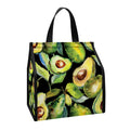 Watercolor Avocado Print Insulated Lunch Tote