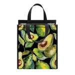 Watercolor Avocado Print Insulated Lunch Tote