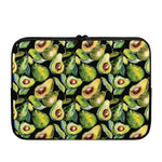 Watercolor Avocado Print Laptop Sleeve