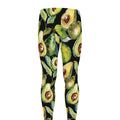Watercolor Avocado Print Men's Leggings