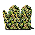 Watercolor Avocado Print Oven Mitts