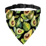 Watercolor Avocado Print Over The Collar Dog Bandana