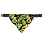 Watercolor Avocado Print Over The Collar Dog Bandana
