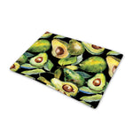 Watercolor Avocado Print Pet Cooling Mat Cover