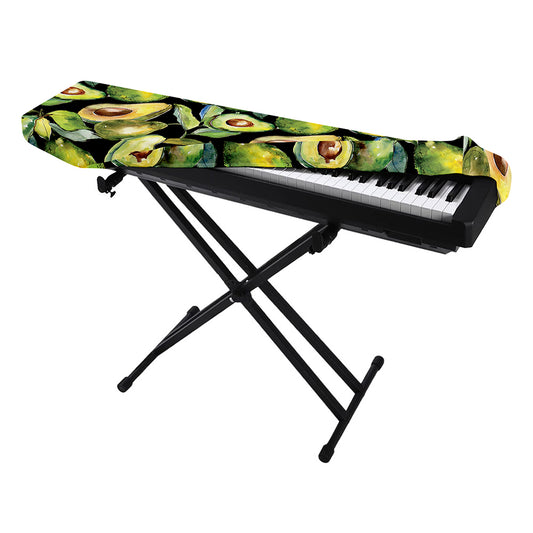 Watercolor Avocado Print Piano Keyboard Cover