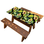 Watercolor Avocado Print Picnic Table Cover