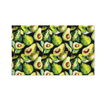 Watercolor Avocado Print Polyester Flag