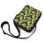 Watercolor Avocado Print Rectangular Crossbody Bag