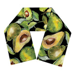 Watercolor Avocado Print Scarf