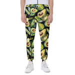 Watercolor Avocado Print Scuba Joggers