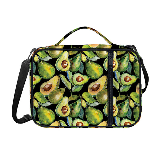 Watercolor Avocado Print Shoulder Strap Bible Bag